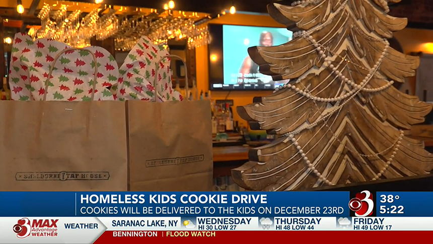 Channel 3 news photo -Cookies for a Cause 