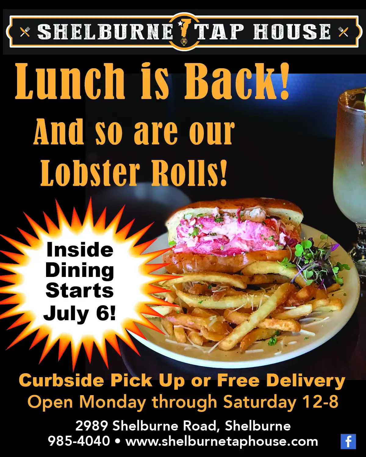 lobster roll and dinning photo