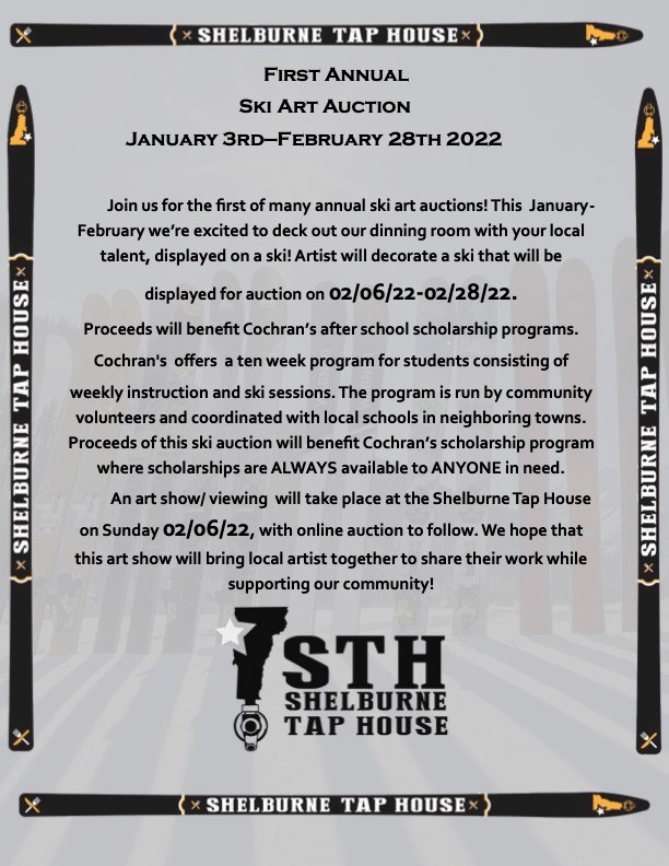 Letter about ski auction show details 