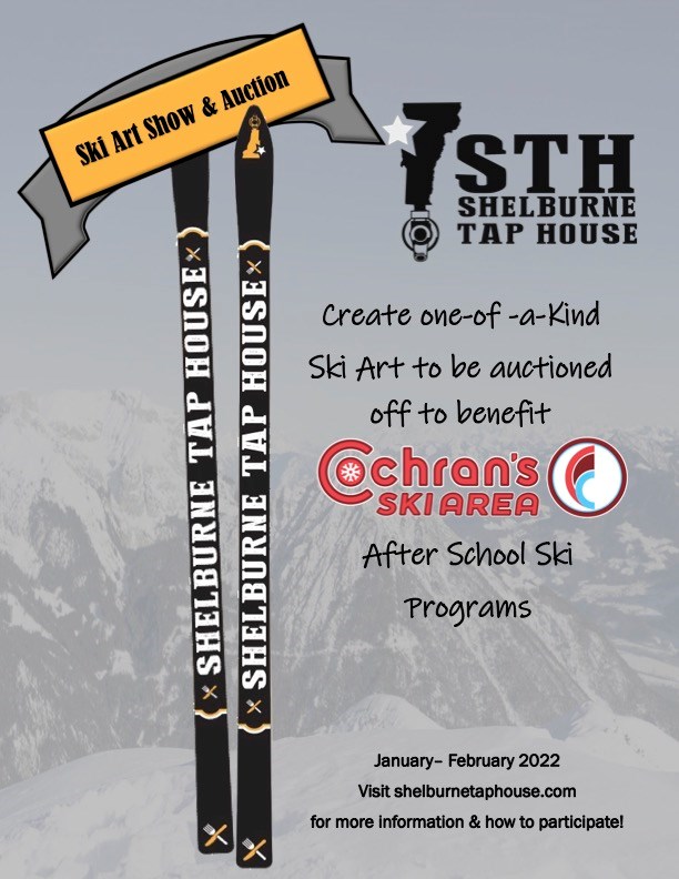 Ski auction show poster 