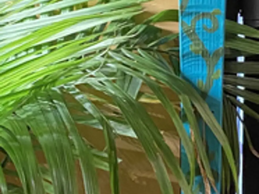 Photo of Artwork on ski made for ski show 