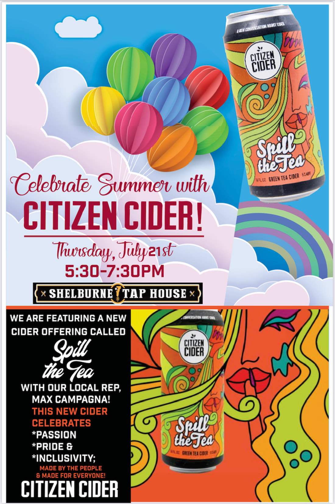 Citizen Cider Event Poster