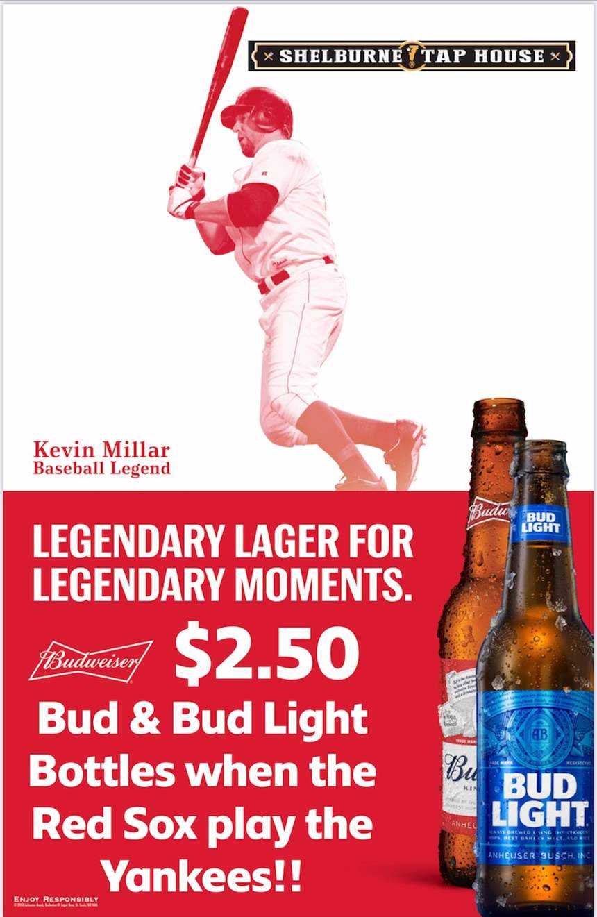 $2.50 Bud & Bud Light Event poster 