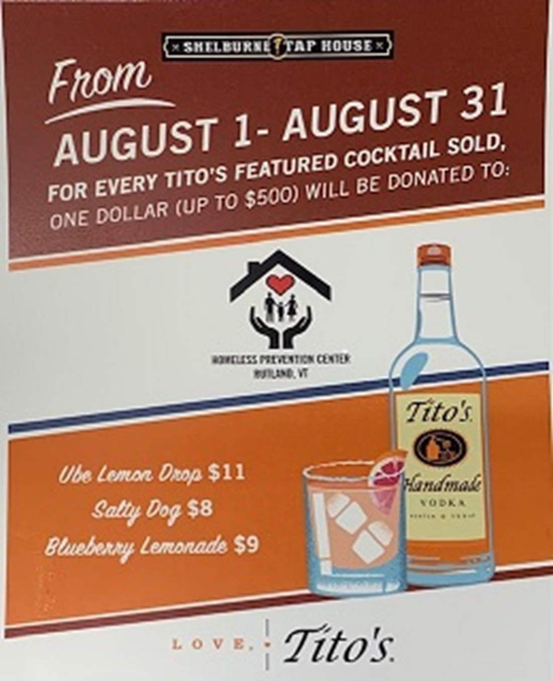 Titos event poster